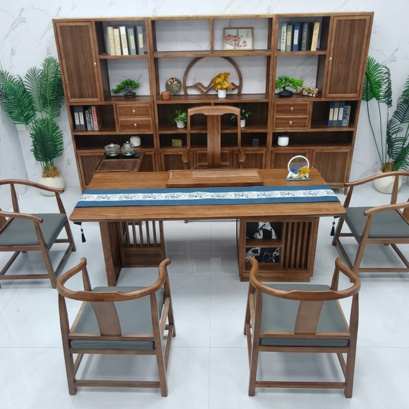 清韵（新款） 【规格】200/220/240*90*75CM 【材质】橡木乌金木工艺 【颜色】北美胡