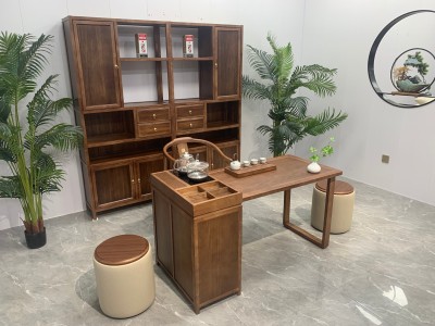 至荟岛台（可伸缩） 【规格】110-140/*60*75CM 【材质】乌金木工艺 【颜色】北美胡图3