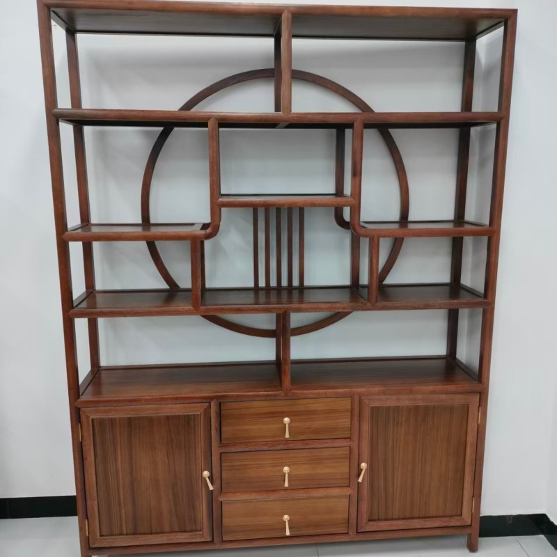 清风 【规格】150*33*196CM 【材质】格木（金花梨） 【颜色】板栗色/乌金色