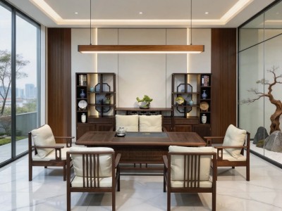 高端清和茶桌 材质：乌金 颜色：紫胡桃 规格： 180*85*75CM 200*85*75CM 220*85*75CM 240*85*75CM图4