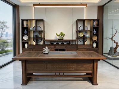 高端清和茶桌 材质：乌金 颜色：紫胡桃 规格： 180*85*75CM 200*85*75CM 220*85*75CM 240*85*75CM图6