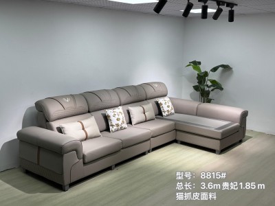 现货冬夏两用返单王：8815一2#51 总长.3.6米/1.8米 高弹力海绵 冬夏两用 座包加厚 泰国松木底座         质保10年 座包带连体藤垫可拆洗 冬夏两用。面料：加厚高端猫抓皮 颜色：图2