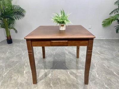 网红掼蛋桌（两用） 【规格】88*88*75 【材质】橡木 【颜色】北美胡图5